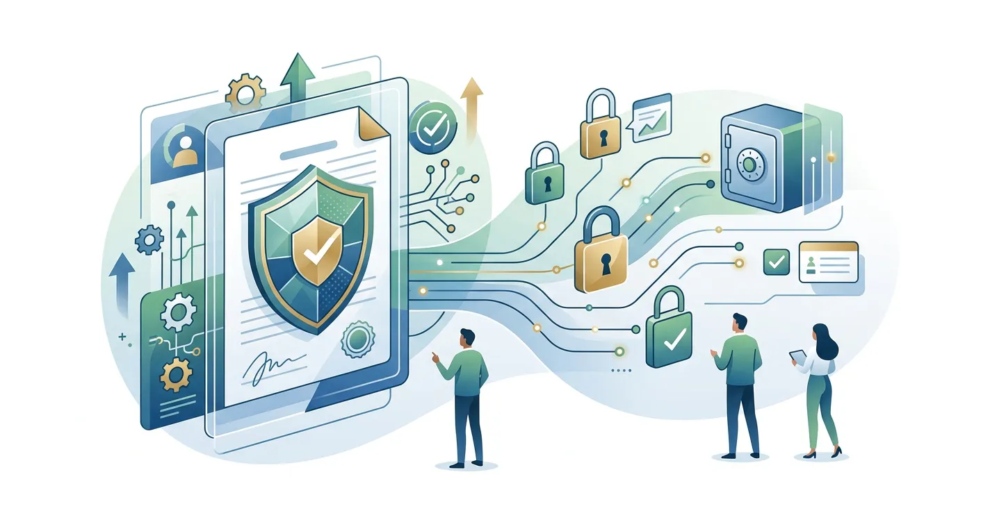 Representación de seguridad, licencia y gestión de cuenta